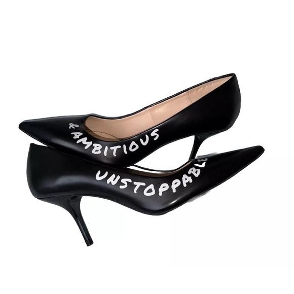 ZARA  Ambitious Unstoppable Black Pointed Toe Heel
Shoes 39 - Picture 3 of 11